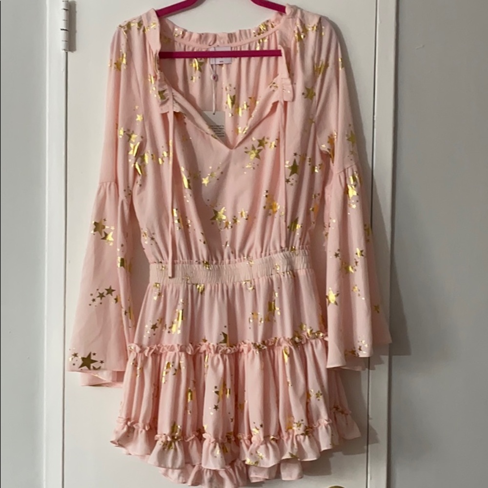 Pink & Gold Stars Buddy Love Zozo dress